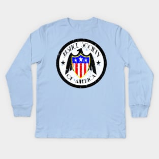 Justice Society Kids Long Sleeve T-Shirt